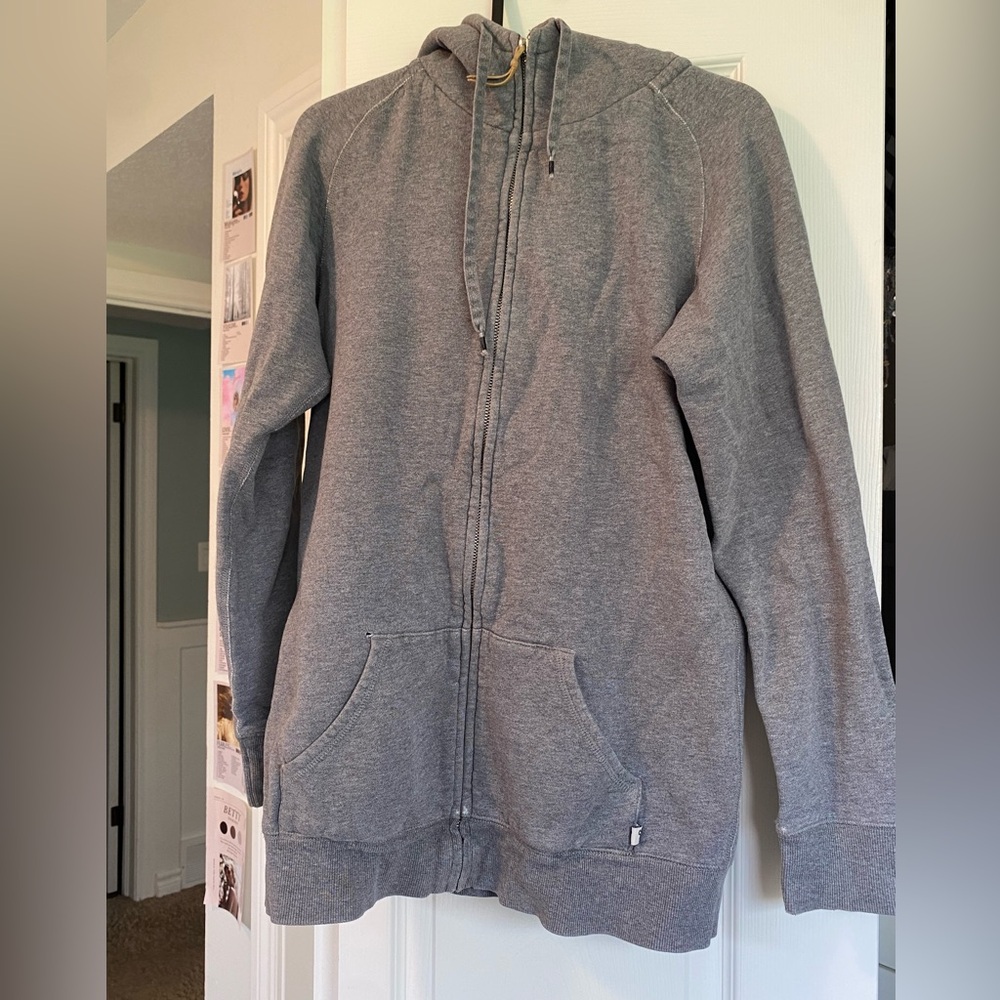 Aritzia TNA Vintage Grey Zip-Up